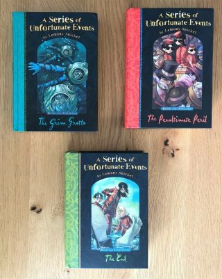 Lemony Snicket - A Series Of Unfortunate Events (1st Ed) - Books 11 - 13 Bundle