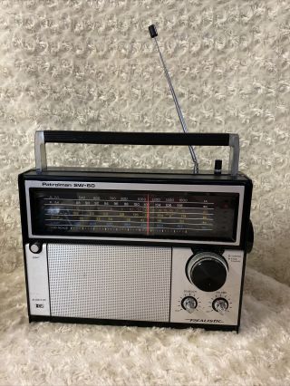 Vintage Radio Shack Realistic Patrolman Sw - 60 Portable Multi Band Am/fm/sw/vhf