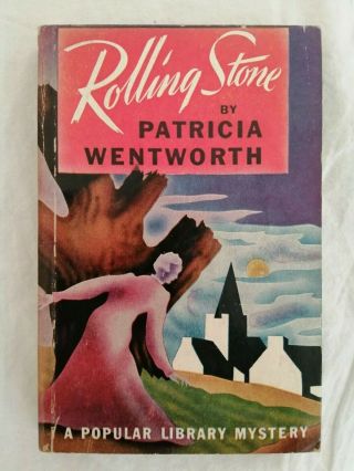 Patricia Wentworth Rolling Stone Paperback 1946 Popular Library 79 Vintage