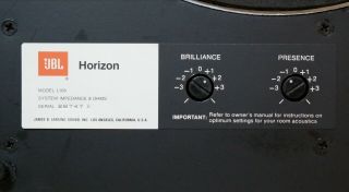 Jbl L166 Horizon Badge Foilcal Label
