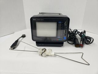 Vintage Hard To Find Cosmo Brand Portable 5 Inch Colored Tv Ctv - 701