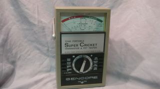 Classic Sencore Model Tf46 " Cricket " Transistor & Fet Tester
