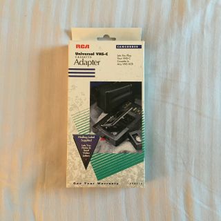 Rca Universal Vhs - C Cassette Adapter To Vhs