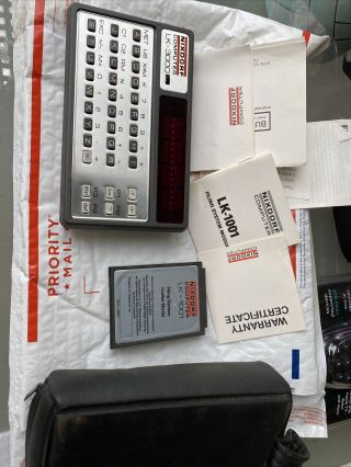Vintage Nixdorf Computer Lk - 3000 With Case And Cartridge
