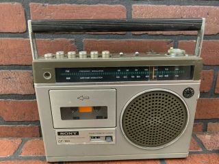 Vintage Sony Crf - 160 Fm/am Cassette Boombox Ghetto Blaster Radio Parts