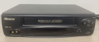 Memorex Mvr4041 4head Hi - Fi Stereo Vhs Vcr Player Video Cassette Recorder