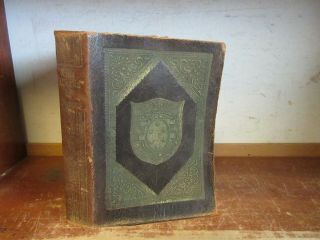Old Short Stories Of Alexandre Dumas Leather Book Mystery Arts & Crafts Binding