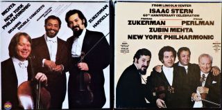 Zubin Mehta York Philharmonic Brahms Bach Vivaldi Mozart Two Reel To Reel