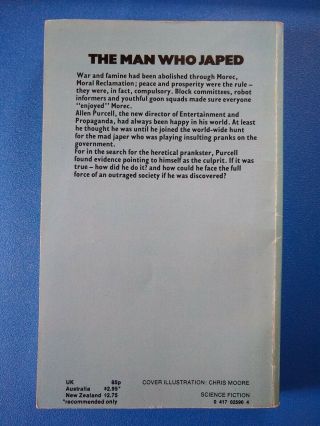 The Man Who Japed,  by Philip K.  Dick - SF paperback,  Methuen Books,  1978 2