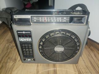 General Electric Ge 3 - 5510a Portable 8 - Track Player Am/fm Radio Boombox Japan