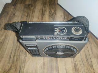 General Electric GE 3 - 5510A Portable 8 - Track Player AM/FM Radio Boombox Japan 2
