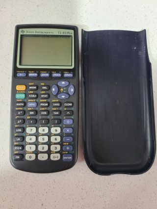 Texas Instruments Ti - 83 Plus Graphing Calculator And Fine