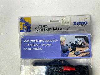 Vintage 1996 SIMA STEREO VIDEO SOUND MIXER SSM - 3 (NO MICROPHONE) 2
