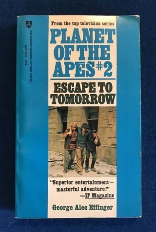 Tv Tie - In Pb Planet Of The Apes 2: Escape To Tomorrow (1st 1975) Effinger