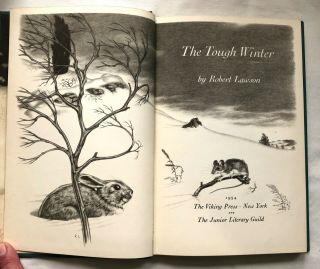 The Tough Winter,  Robert Lawson,  1954,  Young Readers,  Very Good Cond. 3
