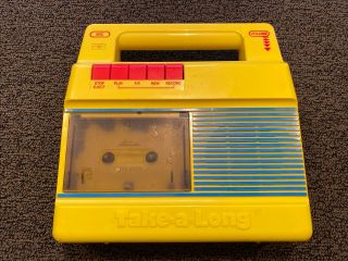 Take A Long Cassette Player Recorder Mic 1988