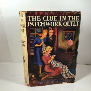 Vintage Hardcover 1941 Judy Bolton Clue In The Patchwork Quilt