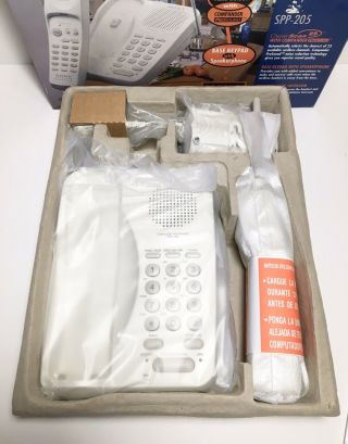 Vintage Sony SPP - 205 Cordless Telephone,  W/Two - Way Page / Intercom Open Box 2