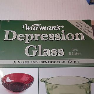 Warman ' s Depression Glass,  3rd edition.  Great shape,  2003. 2