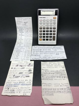 Radio Shack Ec - 4021 Programmable Scientific Calculator | Case | Financial
