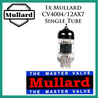 1x Mullard 12ax7 / Cv4004 | One / Single Preamp Tube | Reissue