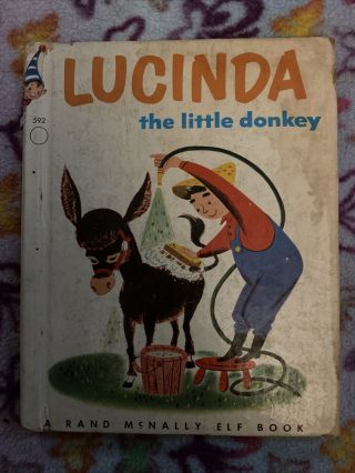 Lucinda The Little Donkey Rand Mcnally Elf Book