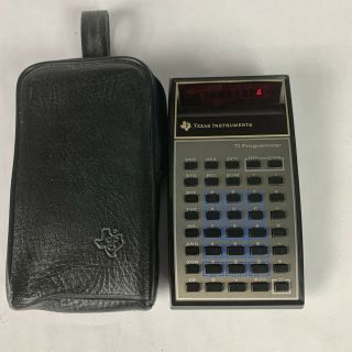Vintage Texas Instruments Ti Programmer Electronic Calculator