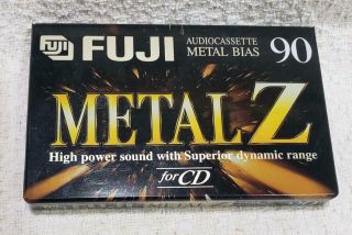 Nib Fuji Metal Z C90 Metal Cassette Tape Type Iv