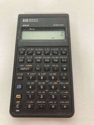 Hewlett Packard Hp 20 S Scientific Calculator