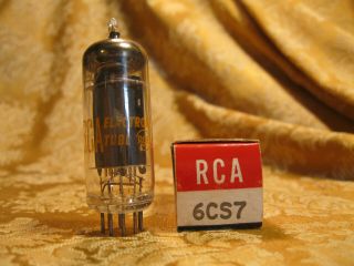 Vintage Nos Nib Rca 6cs7 Vacuum Tube Bitmatic
