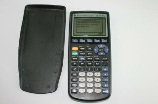 Texas Instruments Ti - 83 Plus Graphing Calculator With Case.