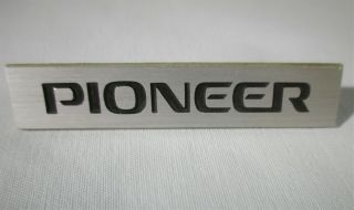 Pioneer Pl - 530 Pl - 550 Base Badge Logo Cast Metal Turntable Emblem