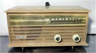 Vintage Jvc Nivico Model 6h - 138,  1 Band Solid State Transistor Radio