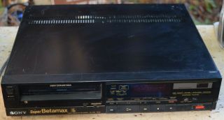 Sony Sl - 330 28w Betamax Home Vcr Video Cassette Recorder