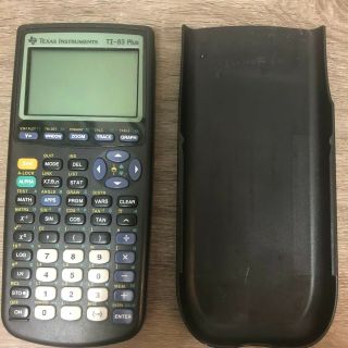 Texas Instruments Ti - 83 Plus Graphing Calculator Case/batteries