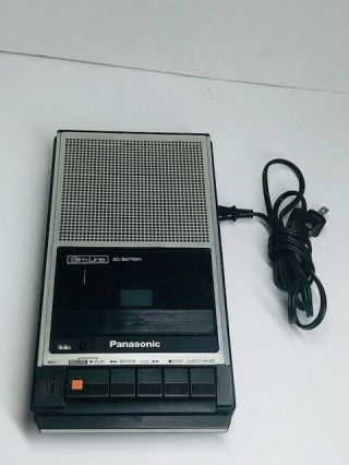 Panasonic Rq - 2739 Slim Line Portable Cassette Tape Recorder Player