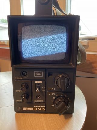1976 Panasonic Ranger - 505 Portable Tv Analog Green