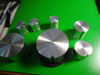 Kenwood Kr - 5010 7 Function Knobs Complete Set May Fit Others
