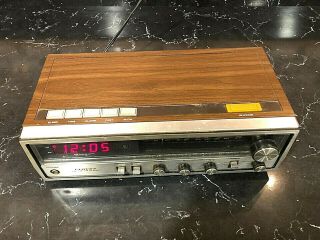Vintage LLoyd ' s Am Fm Stereo Radio Alarm Clock Model J257B 2