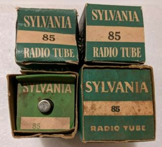 One (1) Sylvania Type 85 Tube Nos Nib Up To Four (4) Available / 85