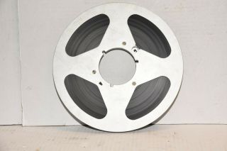 Vtg Scotch Aluminum 10 1/2 " (10.  5 ") Metal Reel W/ Full 1/2 " Tape