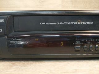 Symphonic 8870 Vcr Video Cassette Recorder 4 Head Vhs Player Parts Only