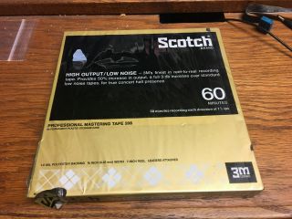 Vintage Scotch 206 Recording Tape 1200 Ft 365,  7” Reel To Reel Unopen