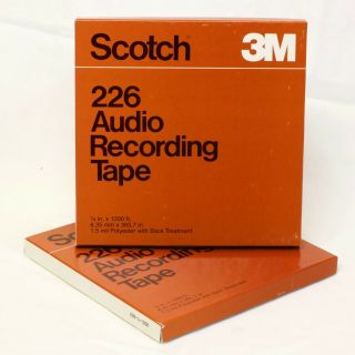 Scotch 3m 226 - Audio Recording Tape - Reel To Reel - Nos - 1/4 " /1200 
