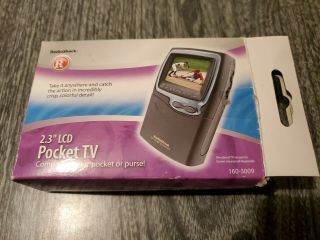 Radio Shack 160 - 3009 Pocket Tv Portable Color Tv 2.  3” Lcd Uhf - Vhf