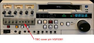 Panasonic AG - 7650 / AG - 7750 S - VHS VCR - TBC COVER VGF0381 2