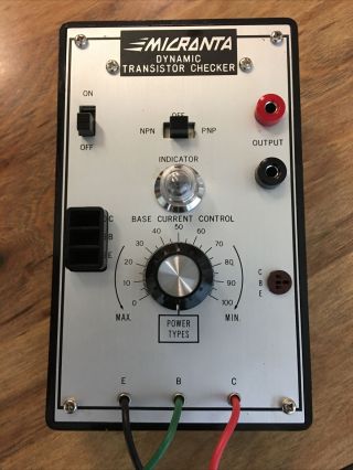 Radio Shack Micronta Dynamic Transistor Checker - " Great "
