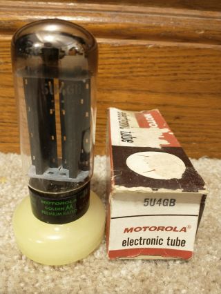 Nos Nib Motorola 5u4gb Full Wave Rectifier Vacuum Tube