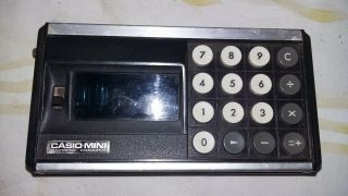 Vintage Casio Mini Electronic Calculator