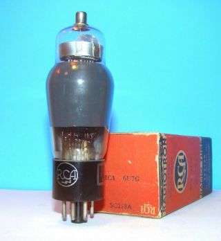 No Type 6u7g Rca Nos Vintage Amplifier Audio Radio Vacuum Tube Valve St Shape